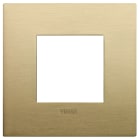 VIMAR - PLACCA CLASSIC 2M OTTONE SPAZZOLATO