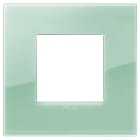 VIMAR - Placca Classic 2 Moduli Tecnopolimero Reflex Salvia