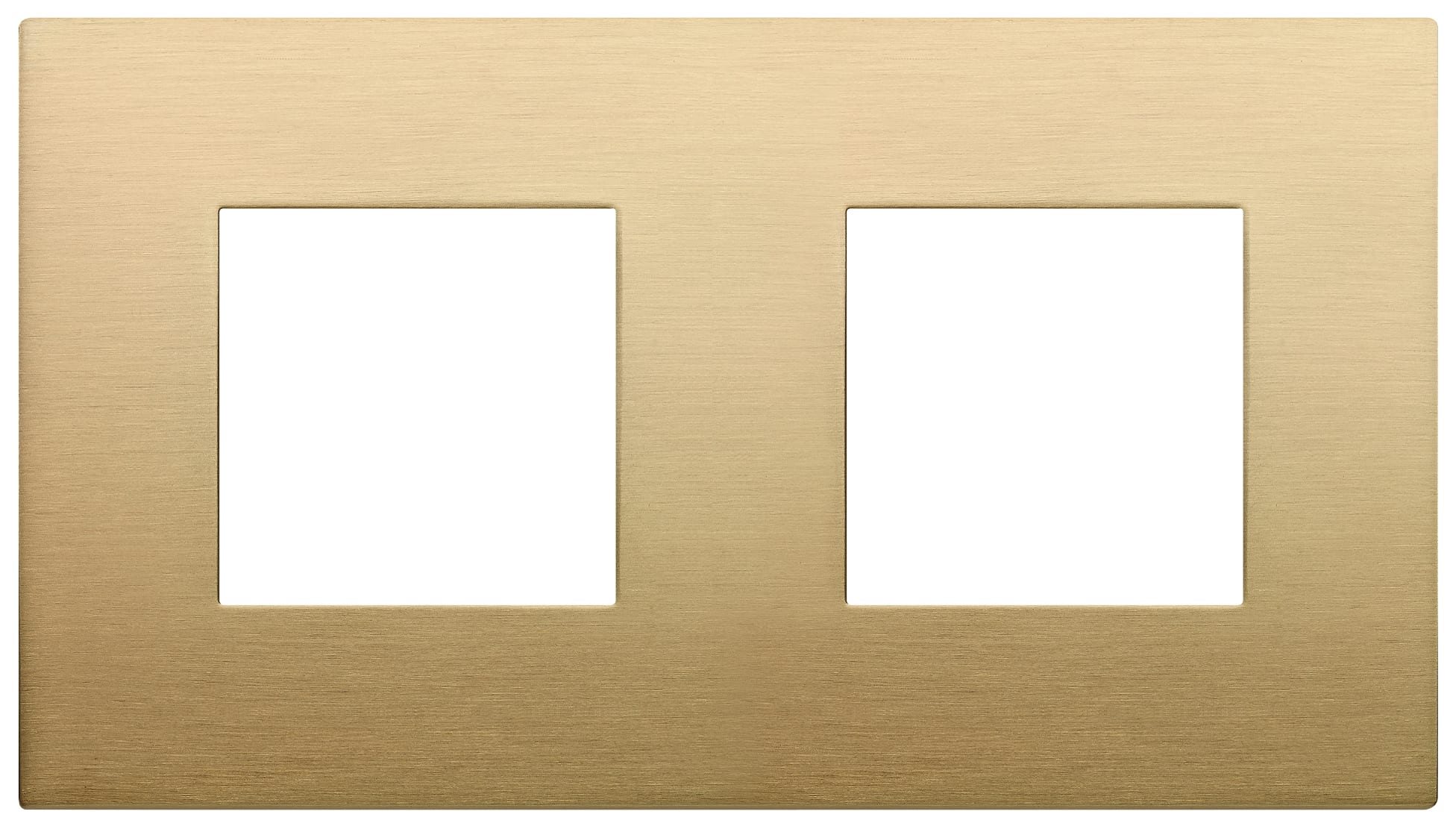 VIMAR - PLACCA 4M (2+2)INT71 CL OTTONE SPAZZ