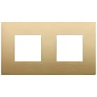 VIMAR - PLACCA 4M (2+2)INT71 CL OTTONE SPAZZ