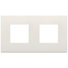 VIMAR - Placca Classic 4 Moduli Avorio Tecnopolimero Interasse 71 Mm