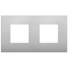 VIMAR - Placca 4 Moduli Interasse 71mm Silver Matt Tecnopolimero