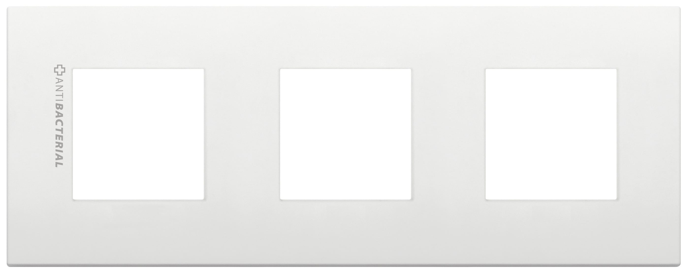 VIMAR - PLACCA 6M (2+2+2)INT71 CL ANTIBAT.BIANCO
