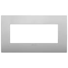 VIMAR - Placca Classic 5 Moduli in Tecnopolimero Silver Matt