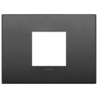 VIMAR - PLACCA CLASSIC 2M CENTRALI GRAFITE MATT