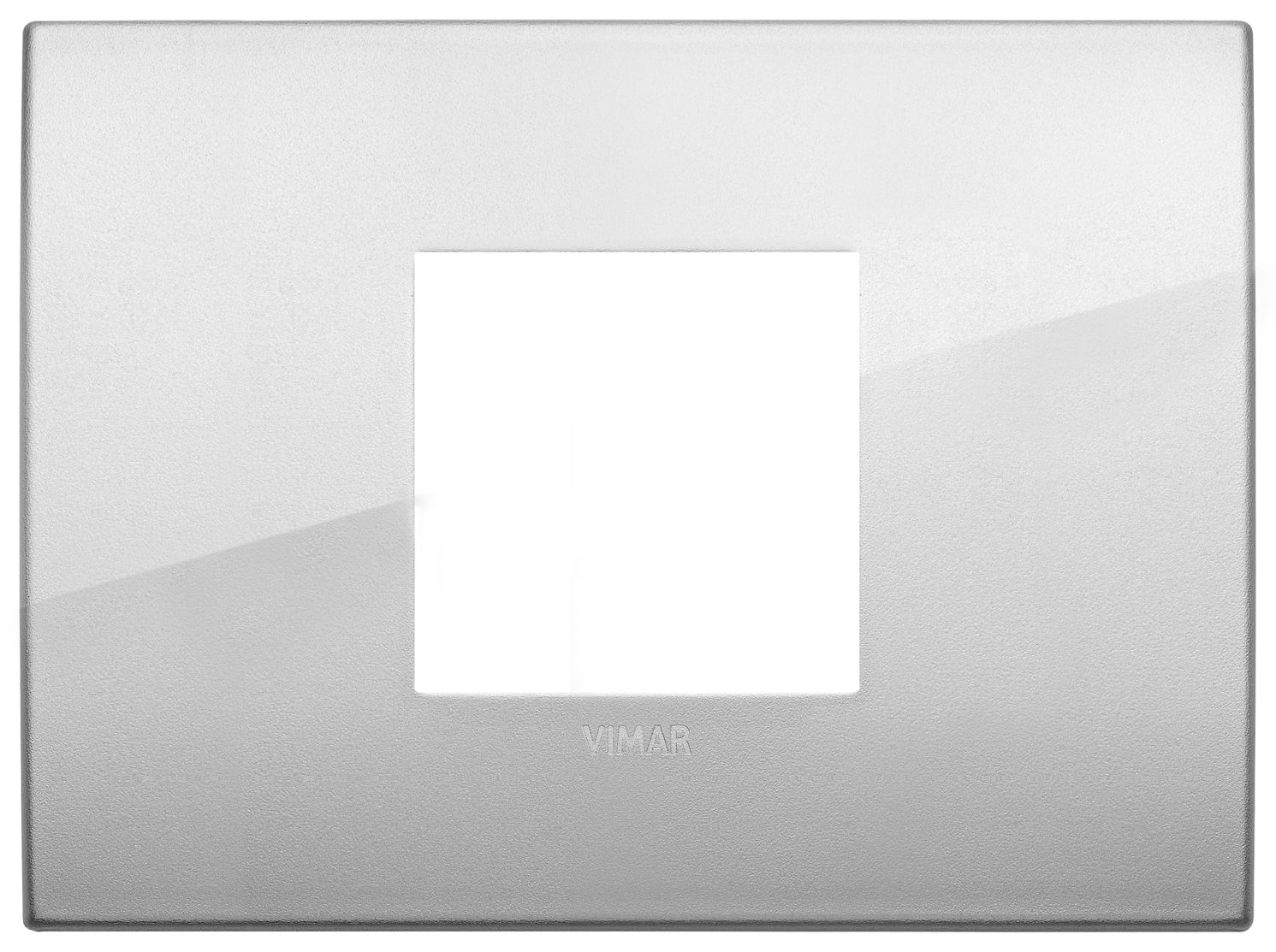 VIMAR - PLACCA CLASSIC 2M CENTRALI ARGENTO