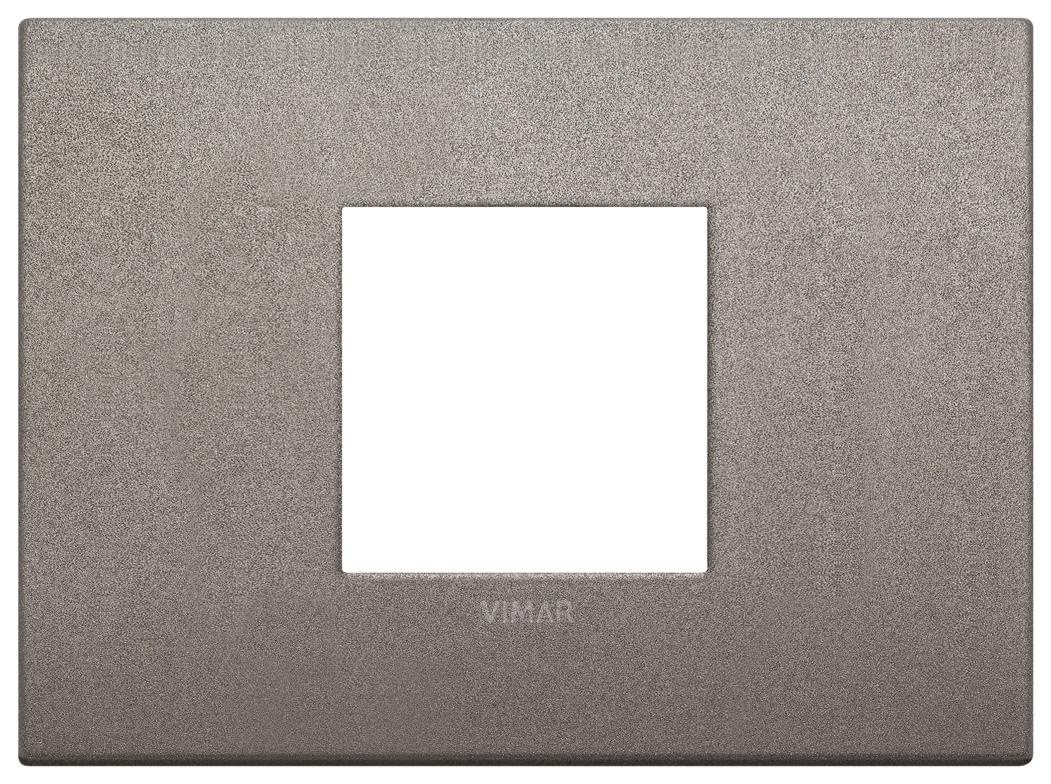VIMAR - PLACCA CLASSIC 2M CENTRALI TITANIO MATT