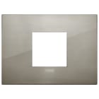 VIMAR - PLACCA CLASSIC 2M CEN ACCIAIO SPAZZOLATO