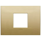 VIMAR - PLACCA CLASSIC 2MC OTTONE SPAZZOLATO