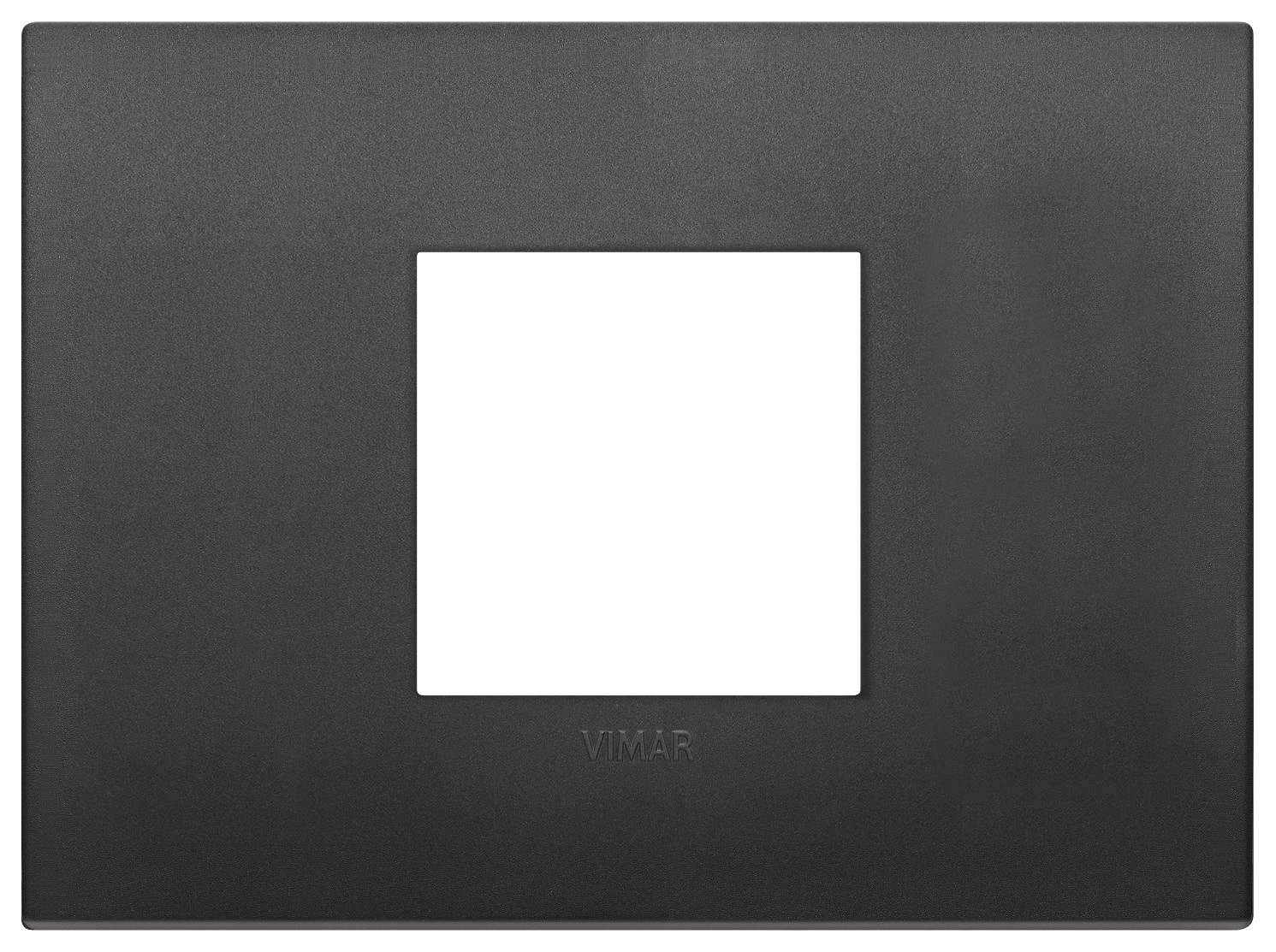VIMAR - PLACCA CLASSIC 2M CENTRALI NERO