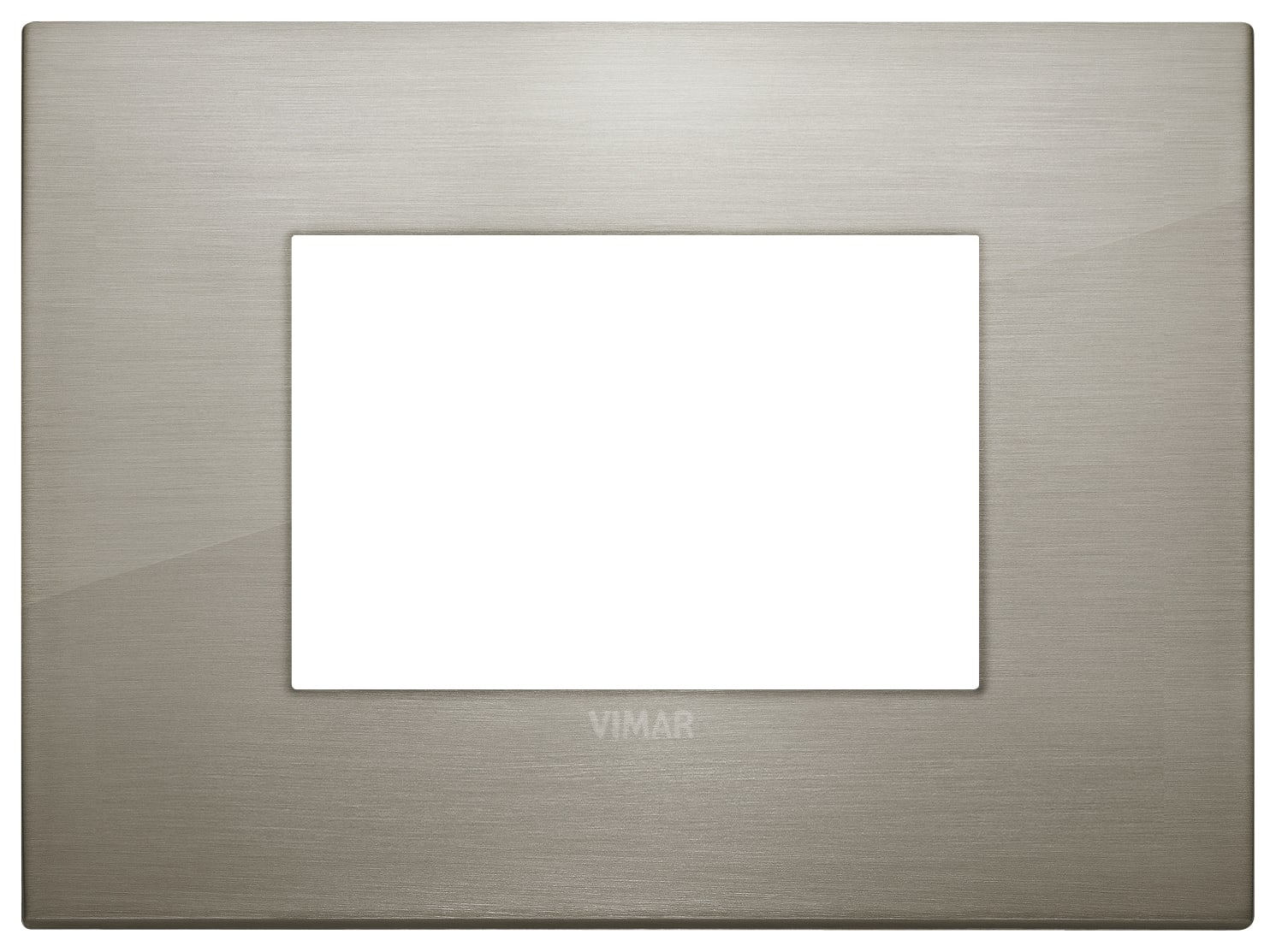 VIMAR - PLACCA CLASSIC 3M ACCIAIO SPAZZOLATO