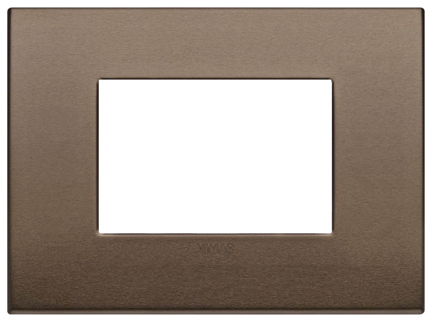 VIMAR - PLACCA CLASSIC 3M BRONZO SCURO