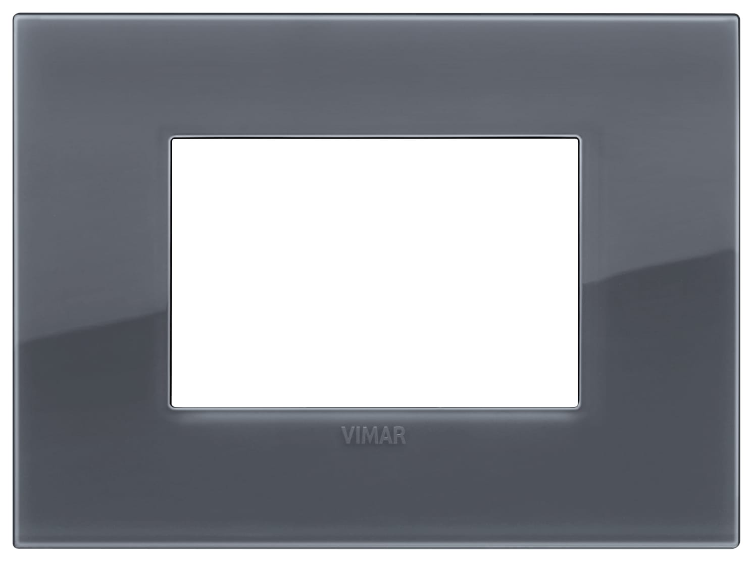 VIMAR - PLACCA CLASSIC 3M REFLEX GRIGIO FUME