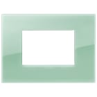 VIMAR - Placca Classic 3 Moduli Tecnopolimero Reflex Salvia