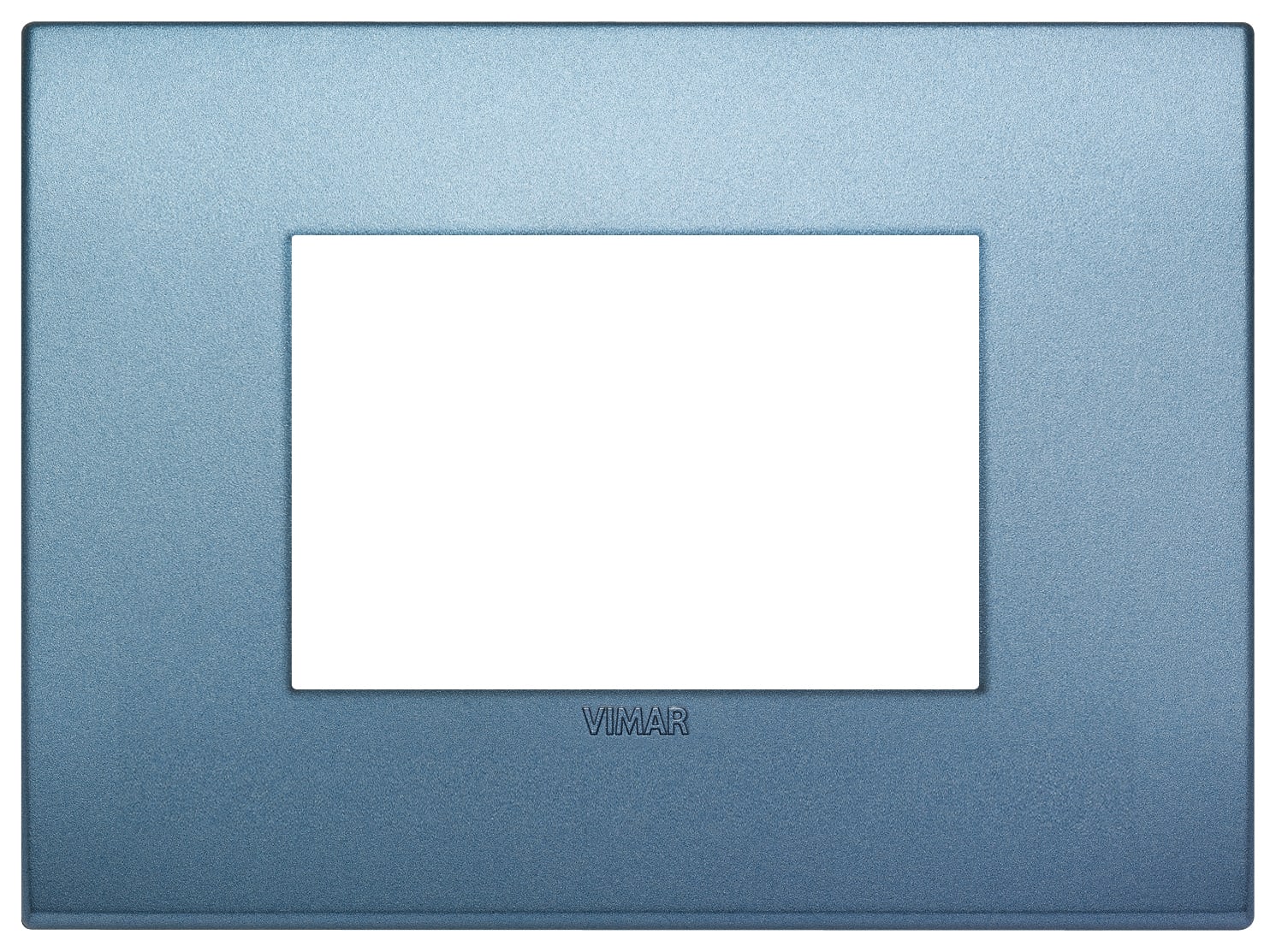 VIMAR - PLACCA CLASSIC 3M BLU MATT