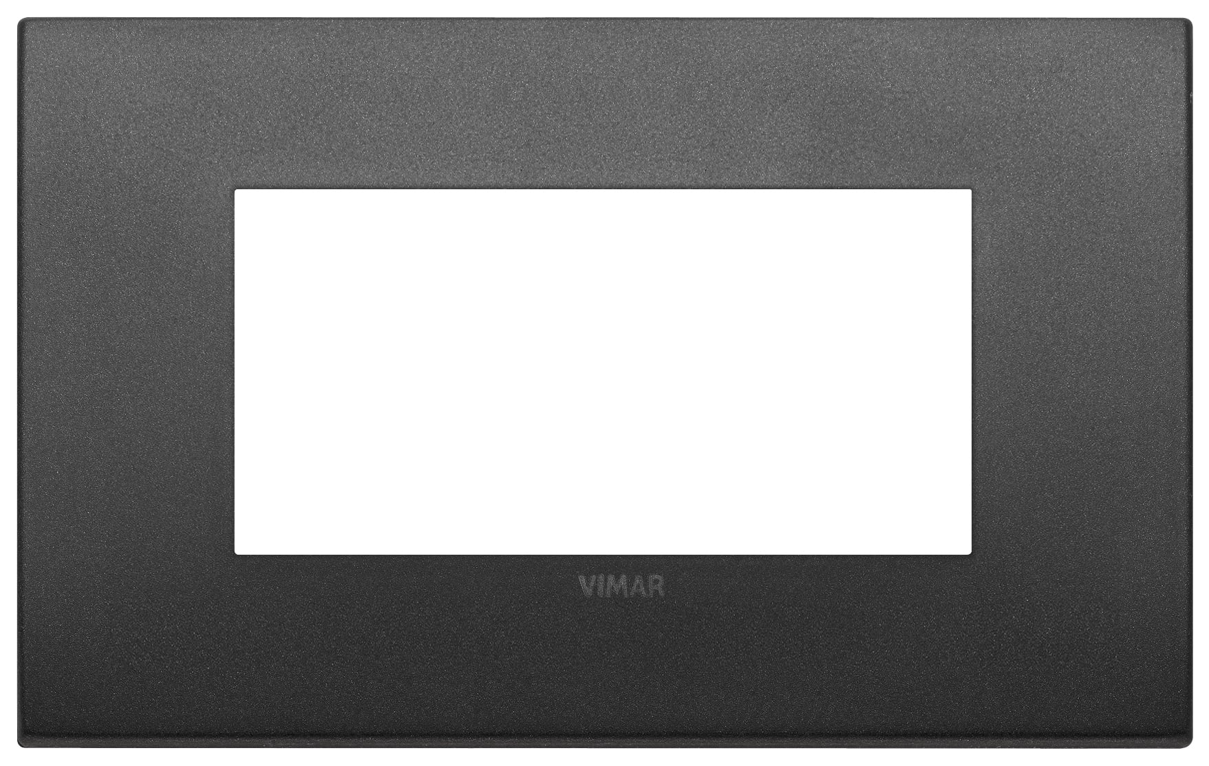 VIMAR - PLACCA CLASSIC 4M GRAFITE MATT
