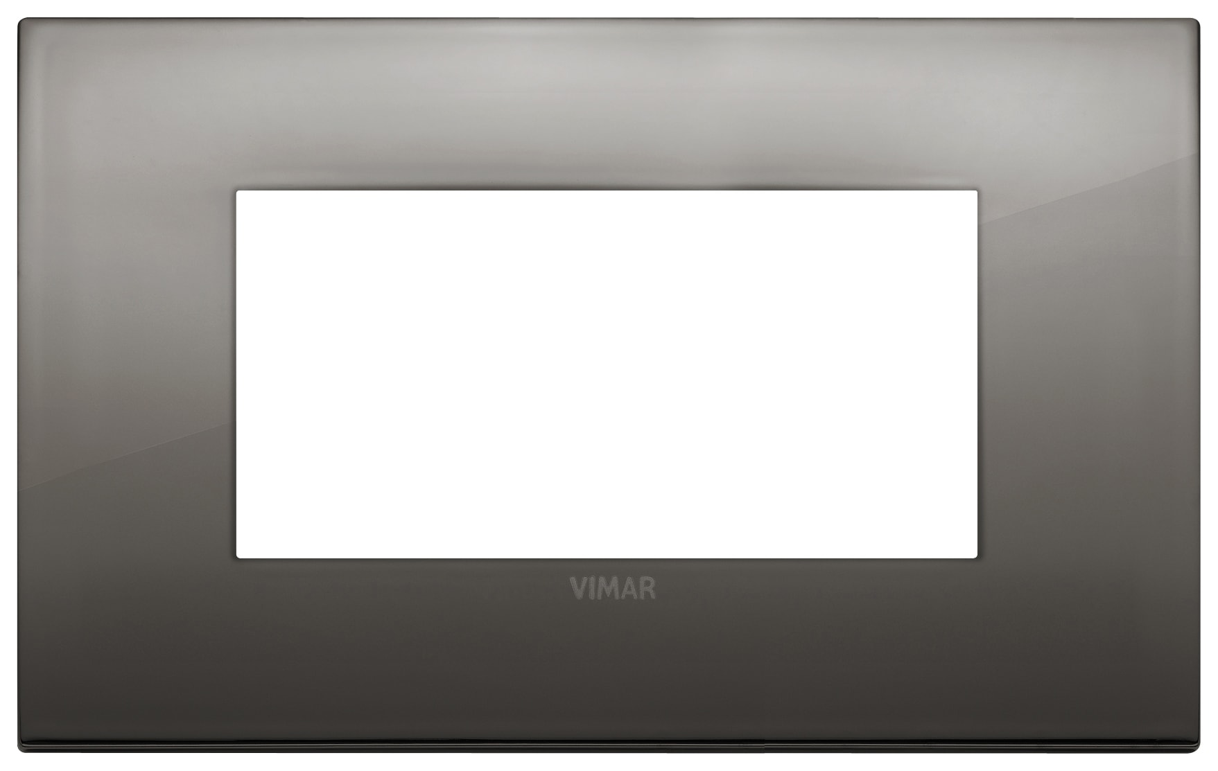VIMAR - PLACCA CLASSIC 4M CROMO NERO