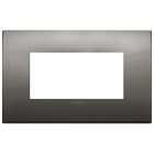 VIMAR - PLACCA CLASSIC 4M CROMO NERO