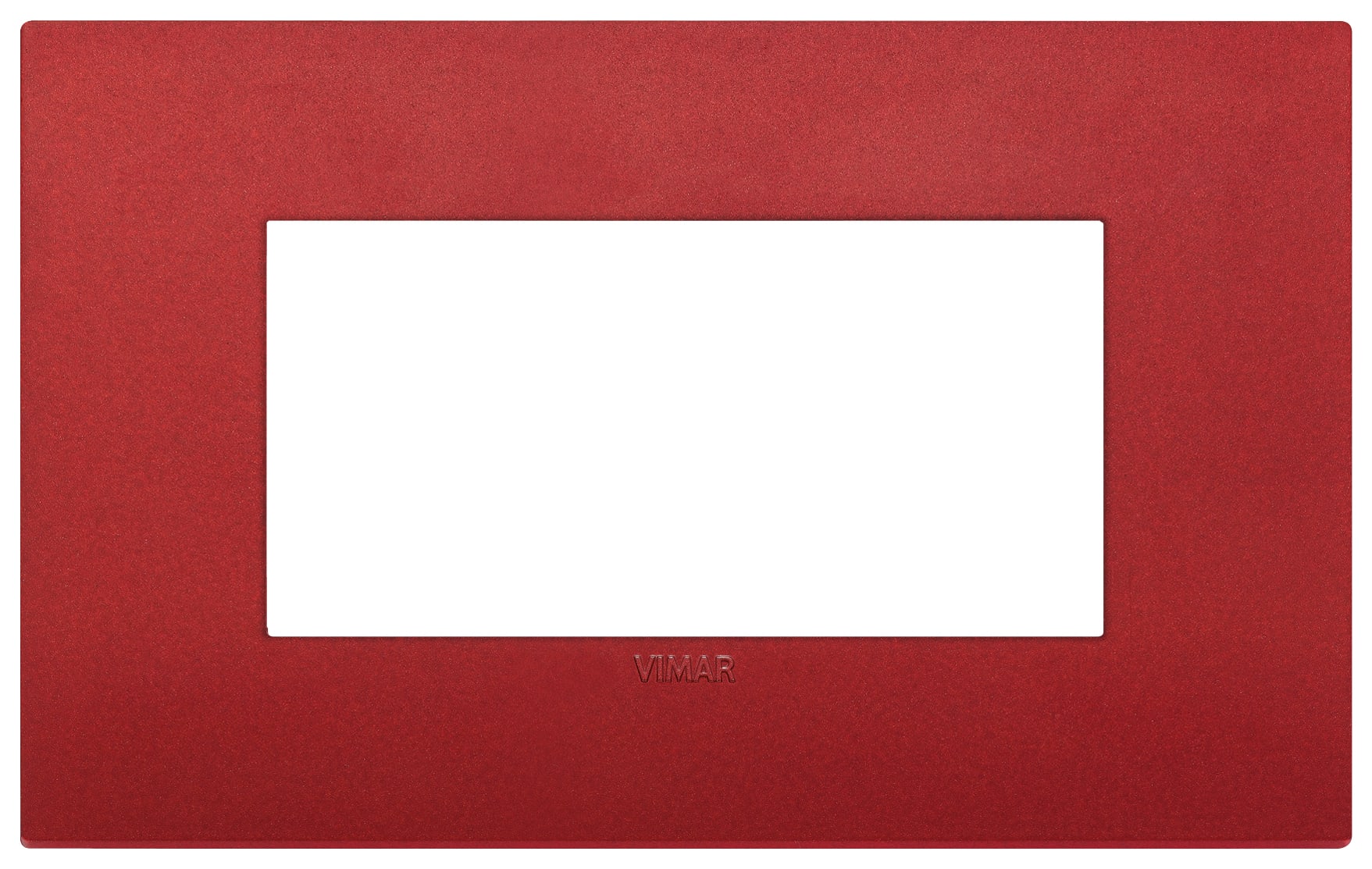 VIMAR - PLACCA CLASSIC 4M ROSSO MATT