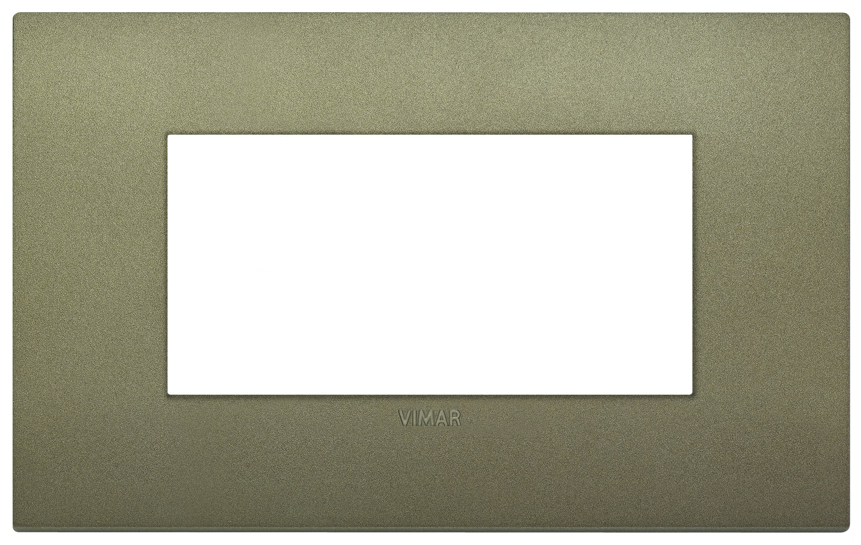 VIMAR - Placca Classic 4 Moduli Verde Matt Tecnopolimero