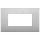 VIMAR - Placca Classic 4 Moduli in Tecnopolimero Silver Matt