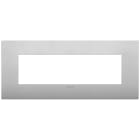 VIMAR - Placca Classic 7 Moduli Tecnopolimero Silver Matt
