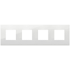 VIMAR - PLACCA 8M (2+2+2+2)INT71 CL POLAR T.LOOK