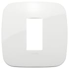 VIMAR - PLACCA ROUND 1M BIANCO