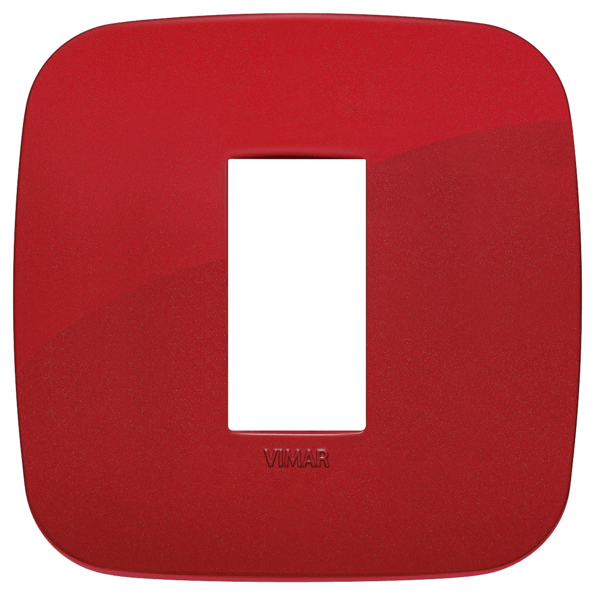 VIMAR - PLACCA ROUND 1M ROSSO