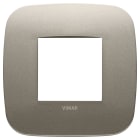 VIMAR - PLACCA ROUND 2M CHAMPAGNE MATT