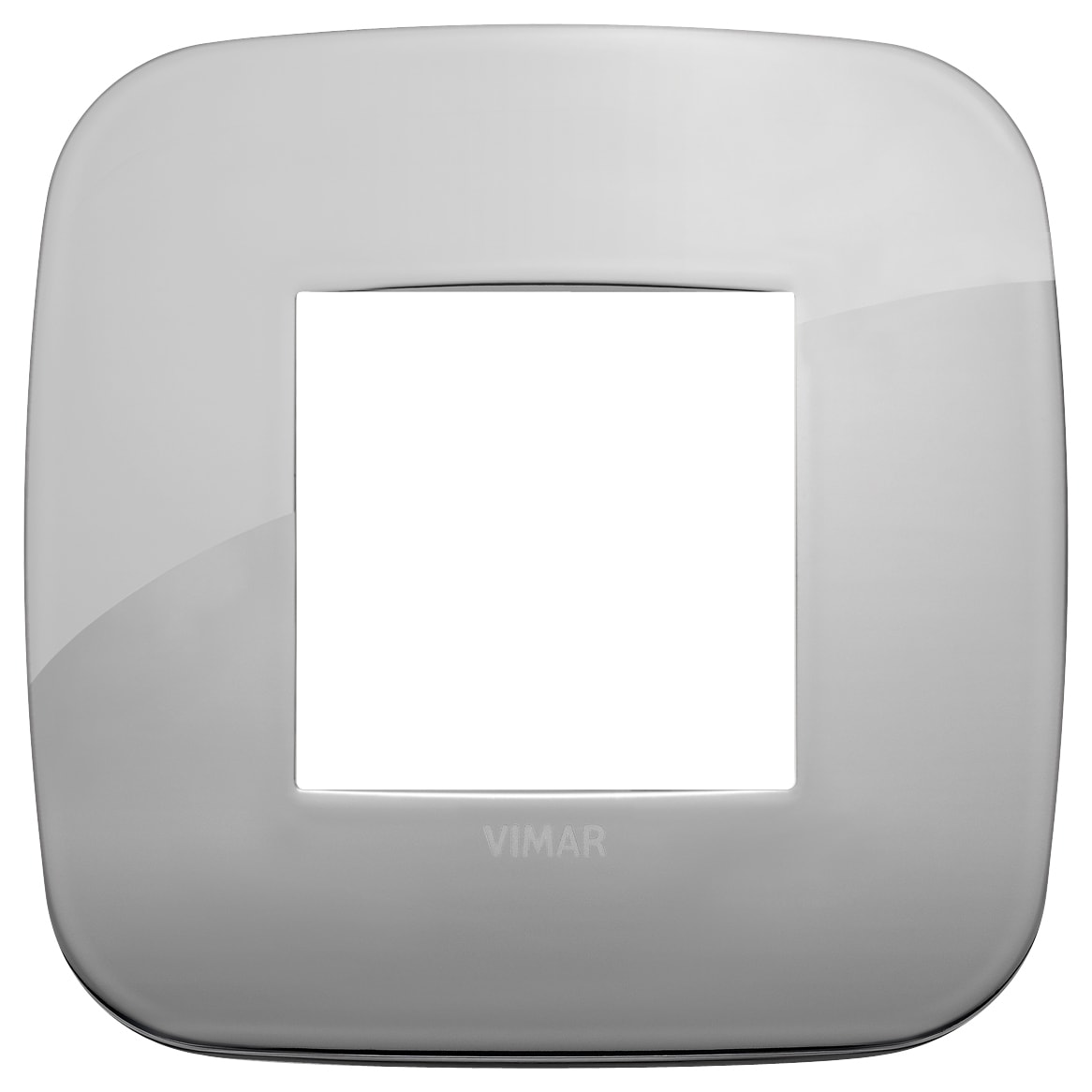 VIMAR - PLACCA ROUND 2M CROMO