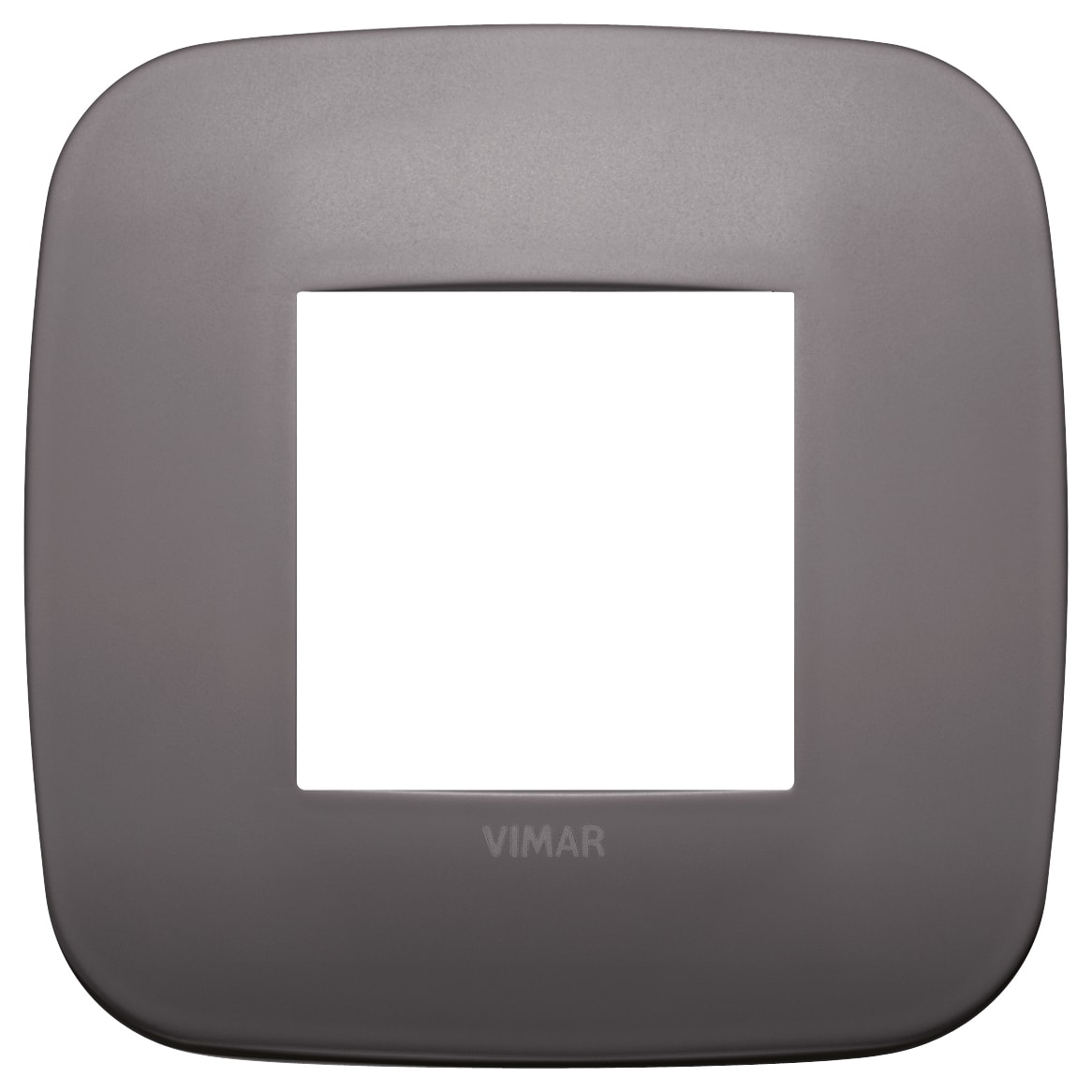 VIMAR - PLACCA ROUND 2M NICHEL DARK
