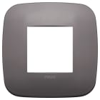 VIMAR - PLACCA ROUND 2M NICHEL DARK