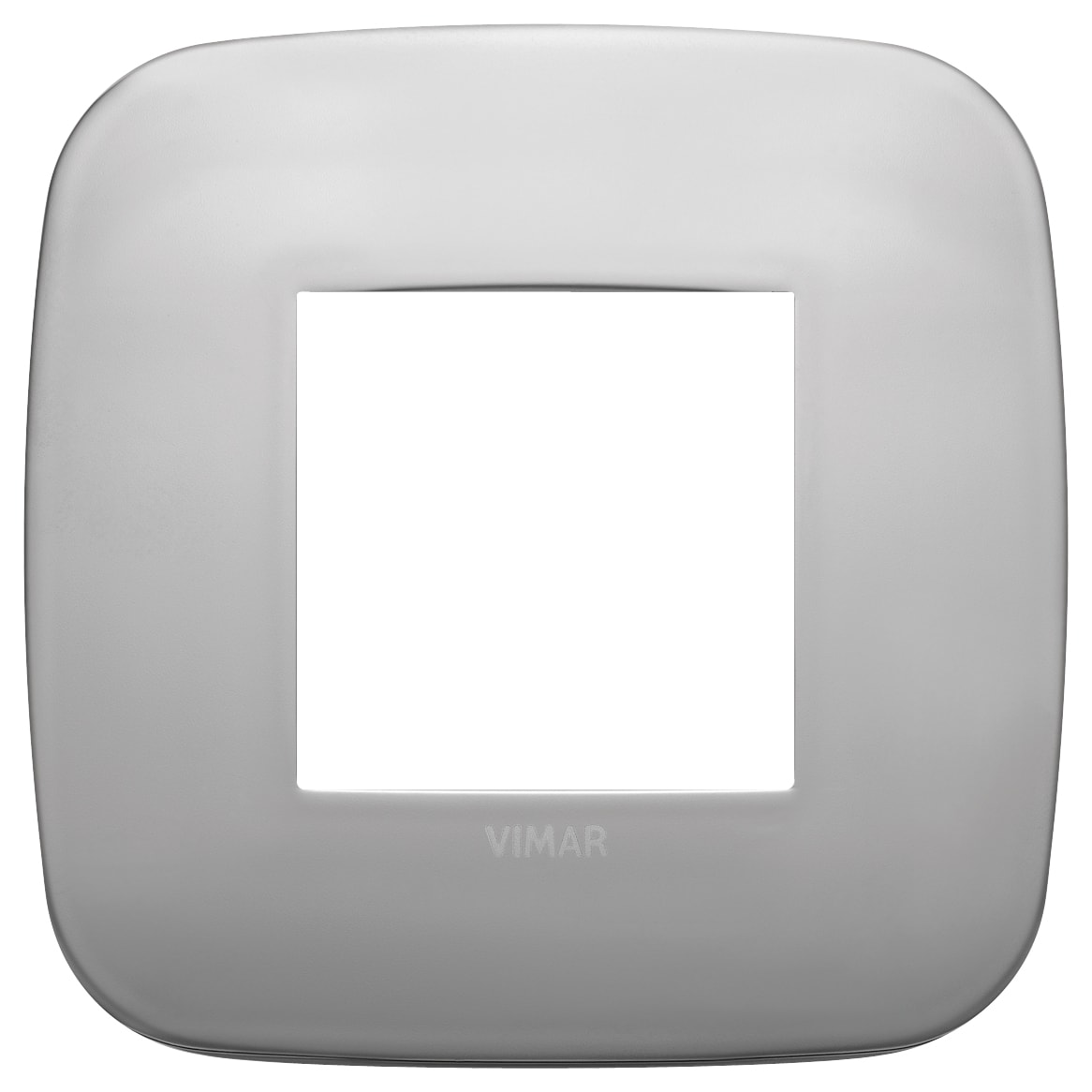 VIMAR - PLACCA ROUND 2M NICHEL MATT