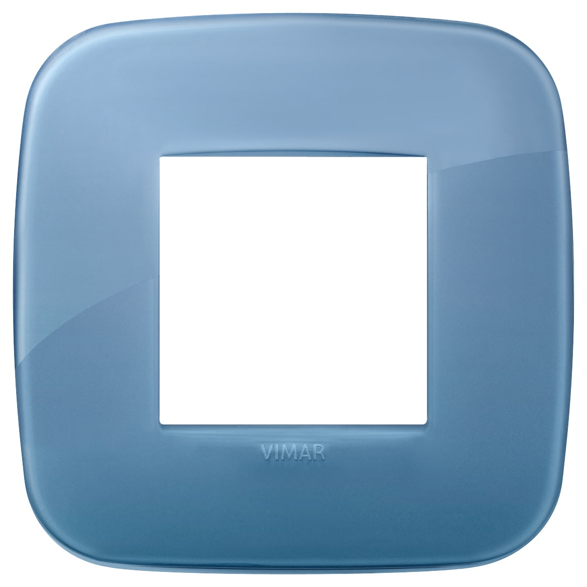 VIMAR - PLACCA ROUND 2M REFLEX OLTREMARE