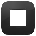 VIMAR - PLACCA ROUND 2M NERO