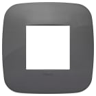 VIMAR - PLACCA ROUND 2M GRIGIO