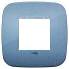 VIMAR - PLACCA ROUND 2M BLU