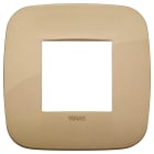 VIMAR - PLACCA ROUND 2M ORO ANTICO