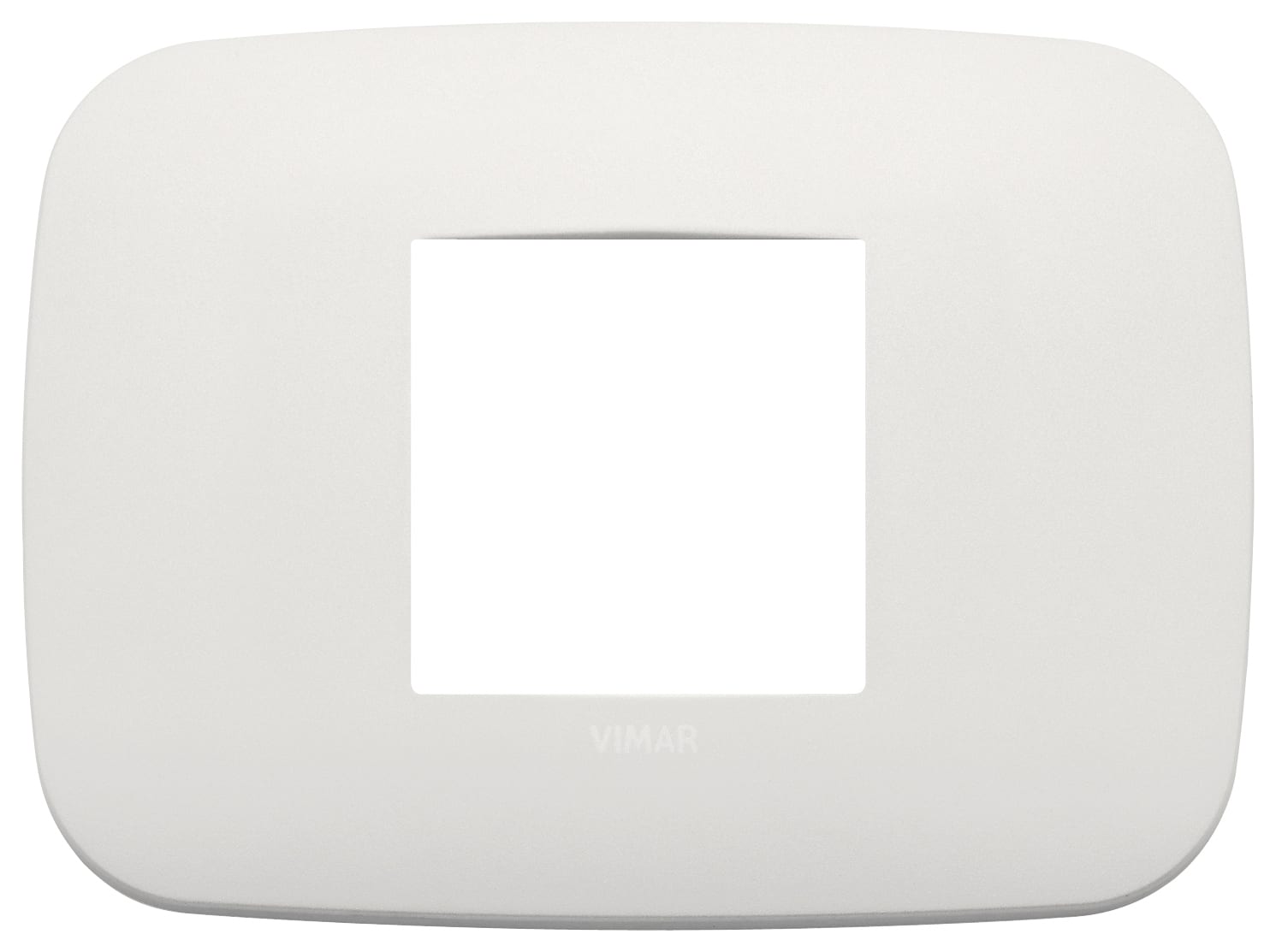 VIMAR - PLACCA ROUND 2M CENTRALI PERLA MATT