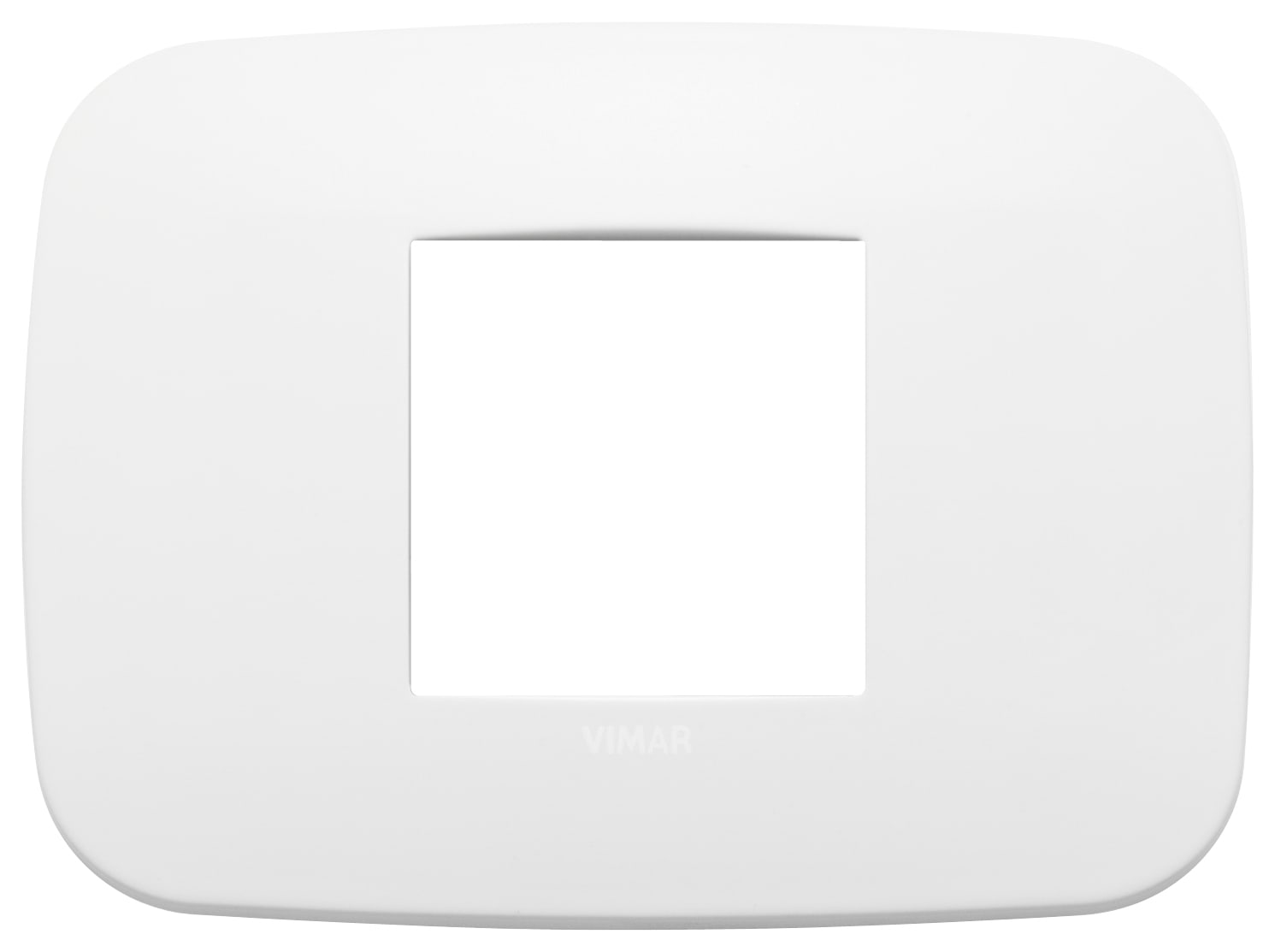 VIMAR - PLACCA ROUND 2M CENTRALI POLAR MATT