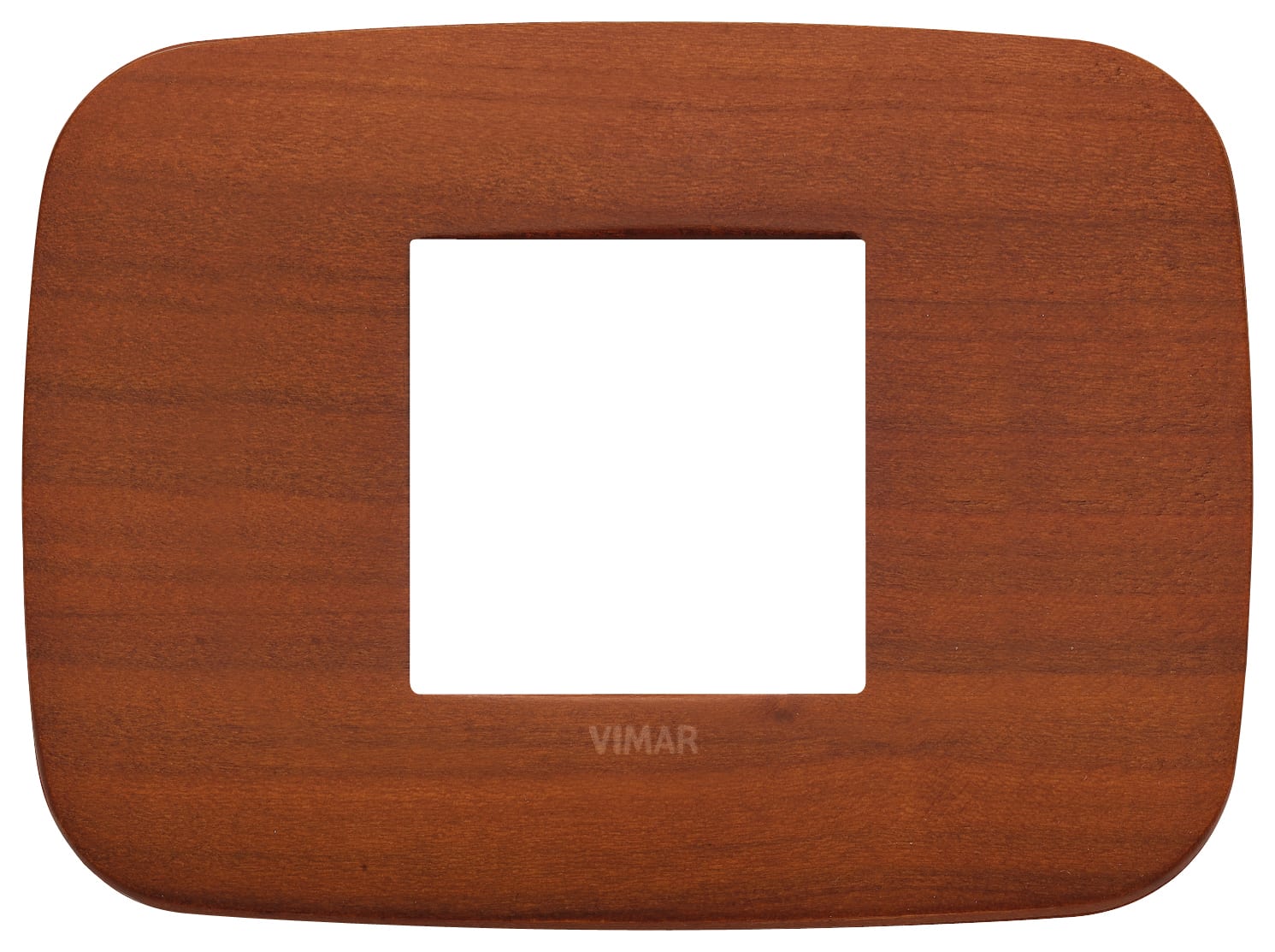 VIMAR - PLACCA ROUND 2M CENTRALI CILIEGIO