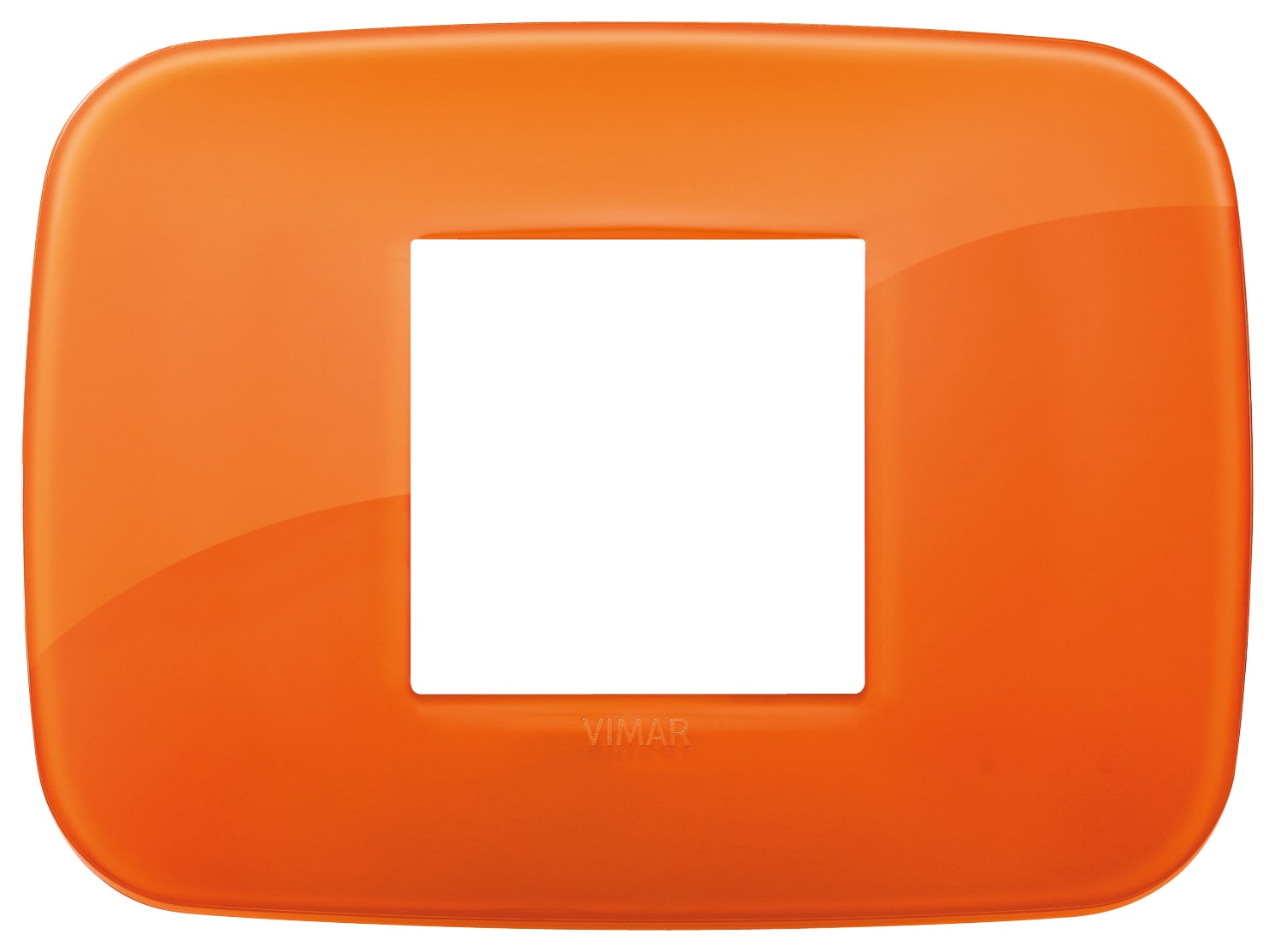 VIMAR - PLACCA ROUND 2M CENTRALI REFLEX ORANGE