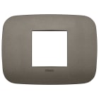 VIMAR - PLACCA ROUND 2M METAL