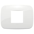 VIMAR - PLACCA ROUND 2M CENTRALI BIANCO