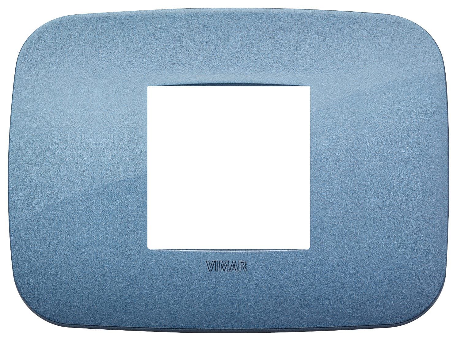 VIMAR - PLACCA ROUND 2M CENTRALI BLU