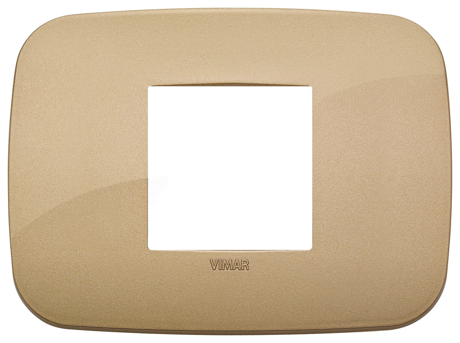 VIMAR - PLACCA ROUND 2M CENTRALI ORO ANTICO