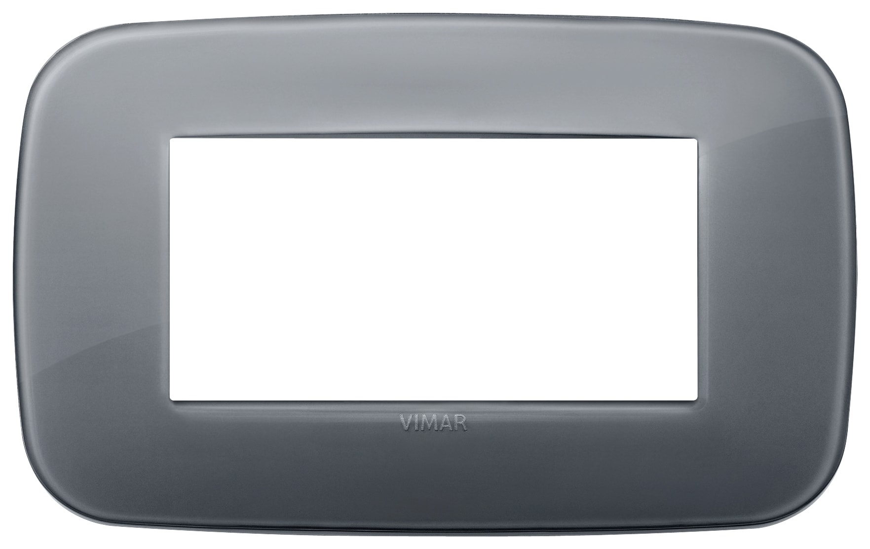 VIMAR - PLACCA ROUND 4M REFLEX GRIGIO FUME