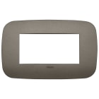 VIMAR - PLACCA ROUND 4M METAL