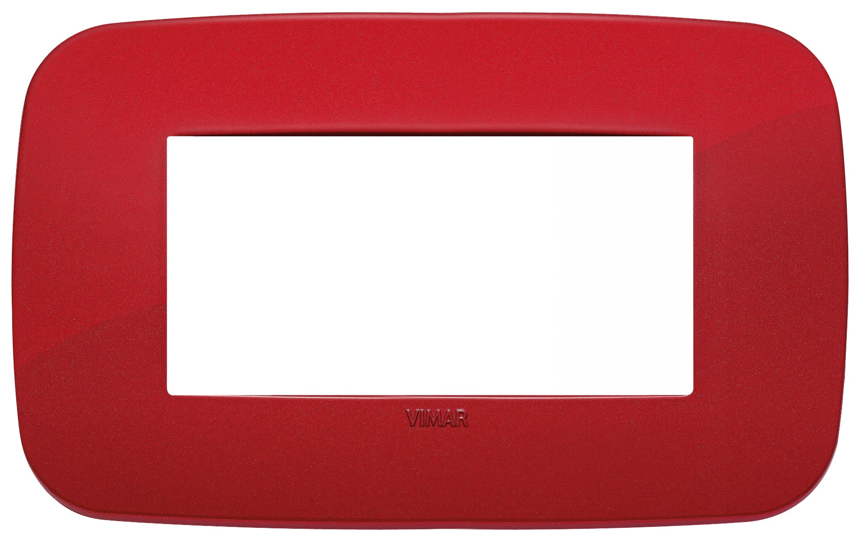 VIMAR - PLACCA ROUND 4M ROSSO